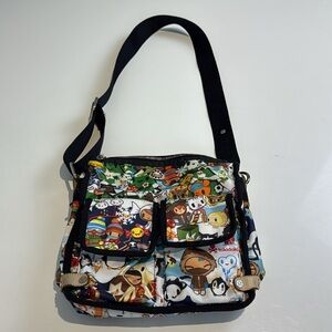 Le Sportsac X Tokidoki Colourful Graphic Shoulder Bag